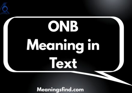 ONB Meaning in Text
