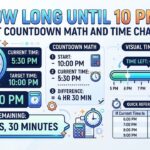 How Long Until 10 PM? Fast Countdown Math and Time Charts