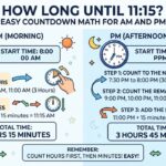 How Long Until 11:15? Easy Countdown Math for AM and PM