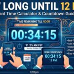 How Long Until 12 PM? Instant Time Calculator & Countdown Guide