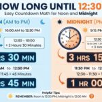 How Long Until 12:30? Easy Countdown Math for Noon and Midnight
