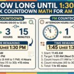 How Long Until 1:30? Quick Countdown Math for AM and PM