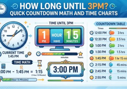 How Long Until 3PM? Quick Countdown Math and Time Charts
