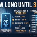 How Long Until 3:10? Quick Answer, Easy Method & Countdown Chart