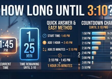 How Long Until 3:10? Quick Answer, Easy Method & Countdown Chart
