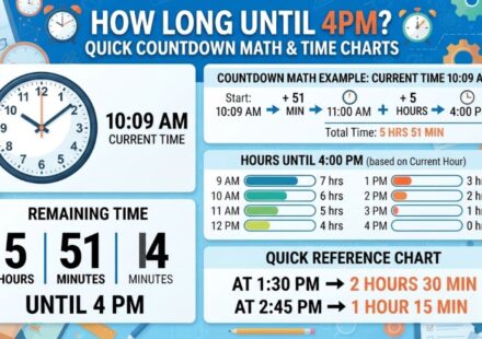 How Long Until 4PM? Quick Countdown Math and Time Charts