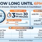 How Long Until 6pm? Instant Answer, Simple Formula & Countdown Tables