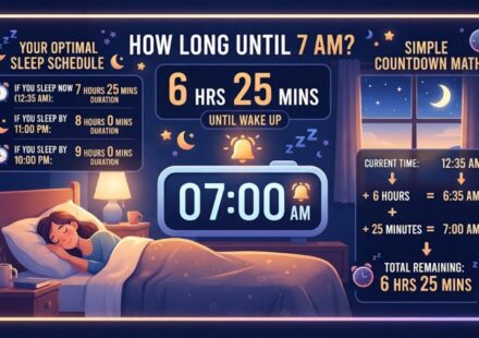 How Long Until 7AM? Simple Countdown Math and Sleep Planner