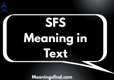 SFS Meaning in Text