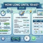 How Long Until 10:40? Quick Calculator, Easy Formula & Countdown Chart (2026)