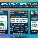 How Long Until 12:45? Quick Calculator, Easy Formula & Countdown Chart (2026)