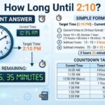 How Long Until 2:10? Instant Answer, Simple Formula & Countdown Tables