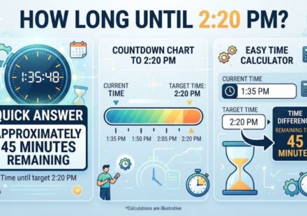 How Long Until 2:20 PM? Quick Answer, Countdown Chart & Easy Time Calculator