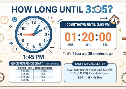 How Long Until 3:05? Quick Answer, Countdown Charts & Easy Time Calculator