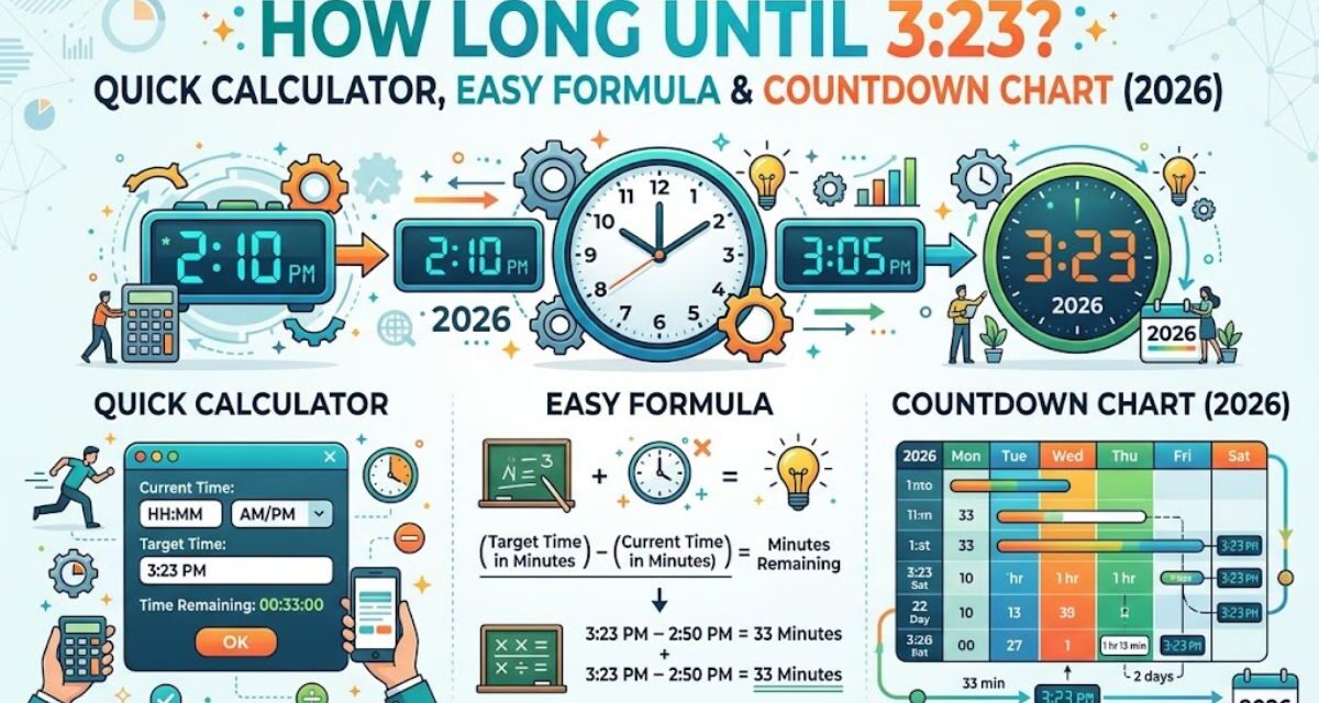 How Long Until 3:23? Quick Calculator, Easy Formula & Countdown Chart (2026)