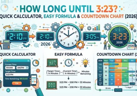 How Long Until 3:23? Quick Calculator, Easy Formula & Countdown Chart (2026)