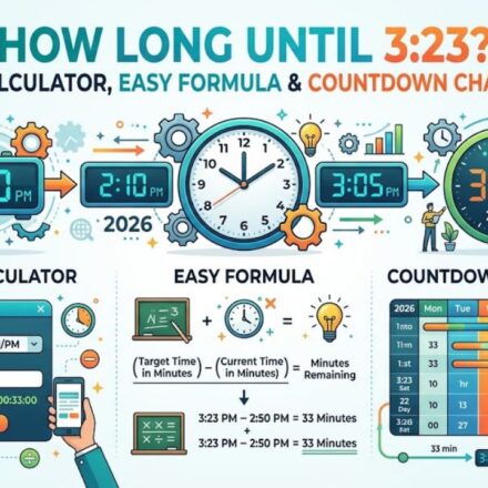 How Long Until 3:23? Quick Calculator, Easy Formula & Countdown Chart (2026)