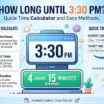 How Long Until 3:30 PM? Quick Time Calculator and Easy Methods