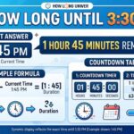 How Long Until 3:30? Instant Answer, Simple Formula & Countdown Tables