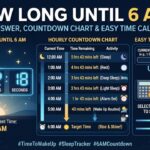 How Long Until 6 AM? Quick Answer, Countdown Chart & Easy Time Calculator